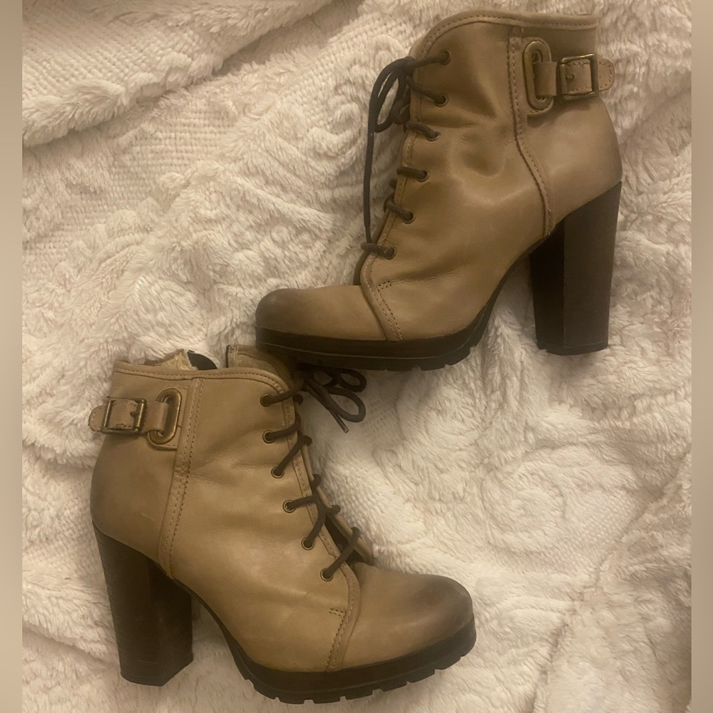 Aldo fur lined heeled comfortable boots